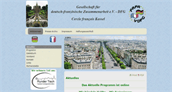 Desktop Screenshot of cercle-francais-kassel.de